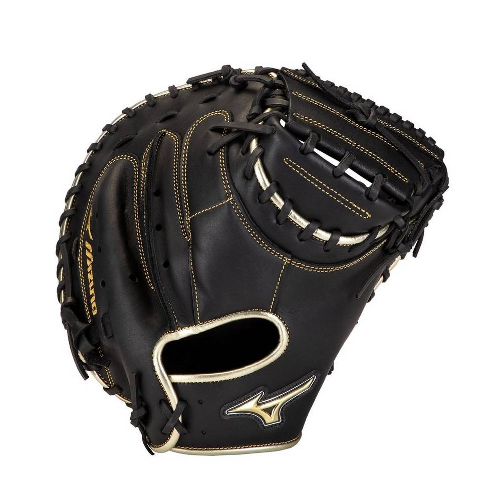 Mizuno MVP Prime SE 34" - Bayan Catchers Mitt - Siyah/Altın Türkiye (FYBTGJ-819)